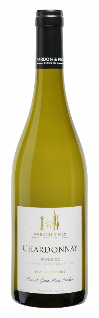 Vin de Pays d'oc Chardonnay blanc - Pardon & Fils